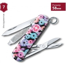 Нож-брелок VICTORINOX CLASSIC DYNAMIC FLORAL 0.6223.L2107