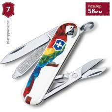 Нож-брелок VICTORINOX CLASSIC GUACAMAYA 0.6223.L1709