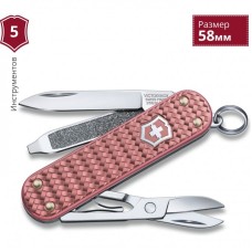 Нож-брелок VICTORINOX CLASSIC SD PRECIOUS ALOX "GENTLE ROSE" 0.6221.405G