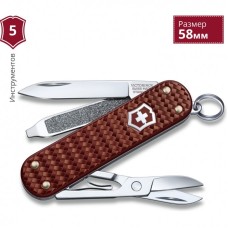 Нож-брелок VICTORINOX CLASSIC SD PRECIOUS ALOX "HAZEL BROWN" 0.6221.4011G