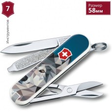 Нож-брелок VICTORINOX CLASSIC WOLF IS COMING HOME 0.6223.L1704