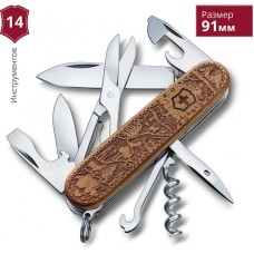 Нож-брелок VICTORINOX CLIMBER WOOD SWISS SPIRIT SPECIAL EDITION 2021 1.3701.63L21