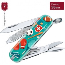 Нож VICTORINOX SPORTS WORLD 0.6223.L2010 Нож VICTORINOX SPORTS WORLD 0.6223.L2010