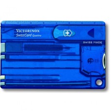Швейцарская карточка VICTORINOX SWISSCARD QUATTRO 0.7222.T2 Швейцарская карточка VICTORINOX SWISSCARD QUATTRO 0.7222.T2