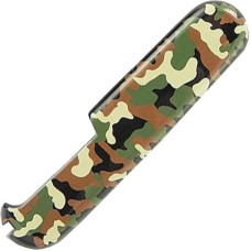Задняя накладка для ножей VICTORINOX 91 мм пластиковая зелёный камуфляж C.3694.4 Задняя накладка для ножей VICTORINOX 91 мм пластиковая зелёный камуфляж C.3694.4
